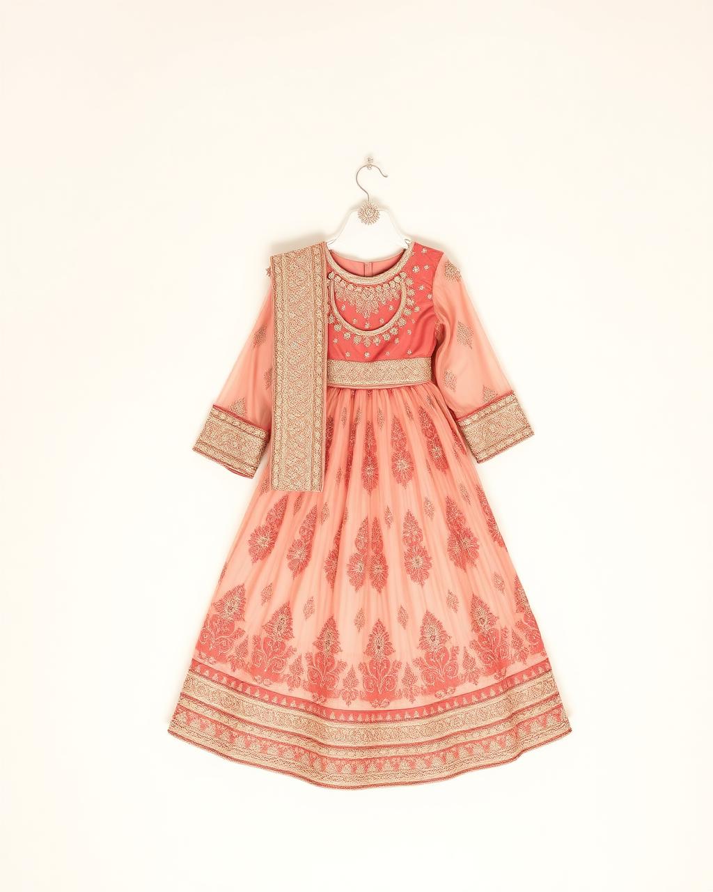 Gulnar Blush Lehenga